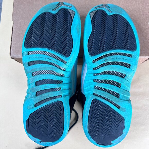 Jordan 12 Retro Hyper Jade Sneaker Shoes (GS) Kids 6.5Y 510815-017 - Picture 14 of 16